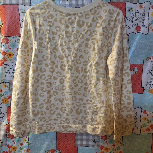 NWT CAT & JACK GIRLS PRINTED FRENCH TERRY PULLOVER SWEAT SHIRT - Picture 7 of 12